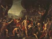 Jacques-Louis David Leonidas at thermopylae (mk02) Sweden oil painting reproduction